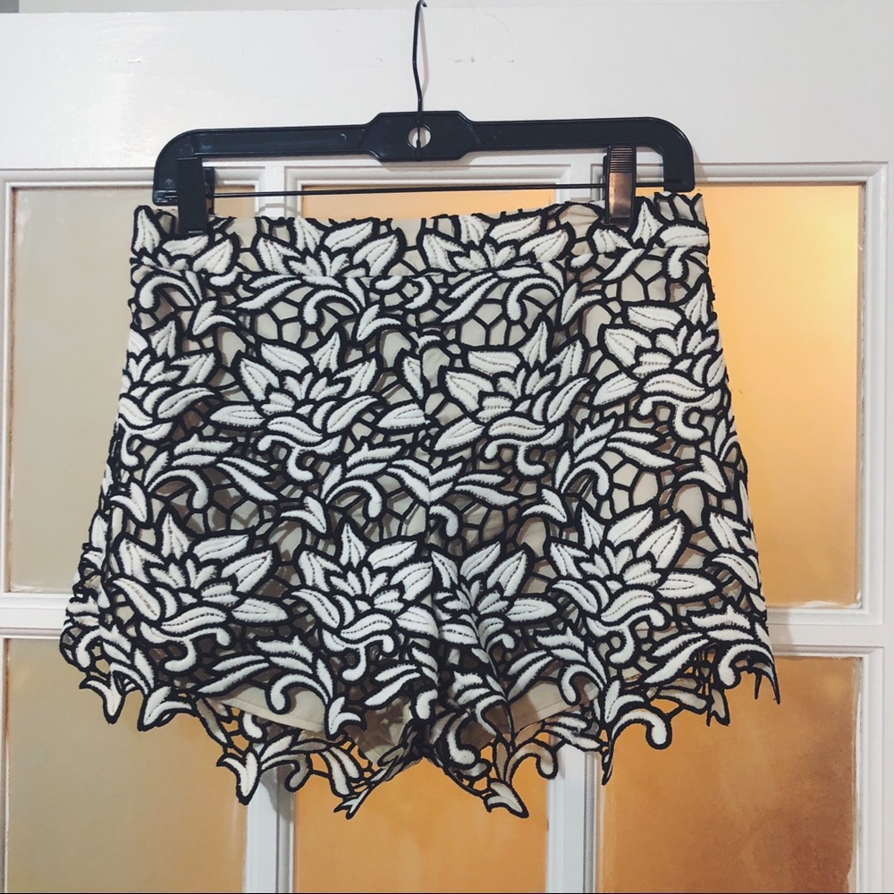 Alice + Olivia floral shorts